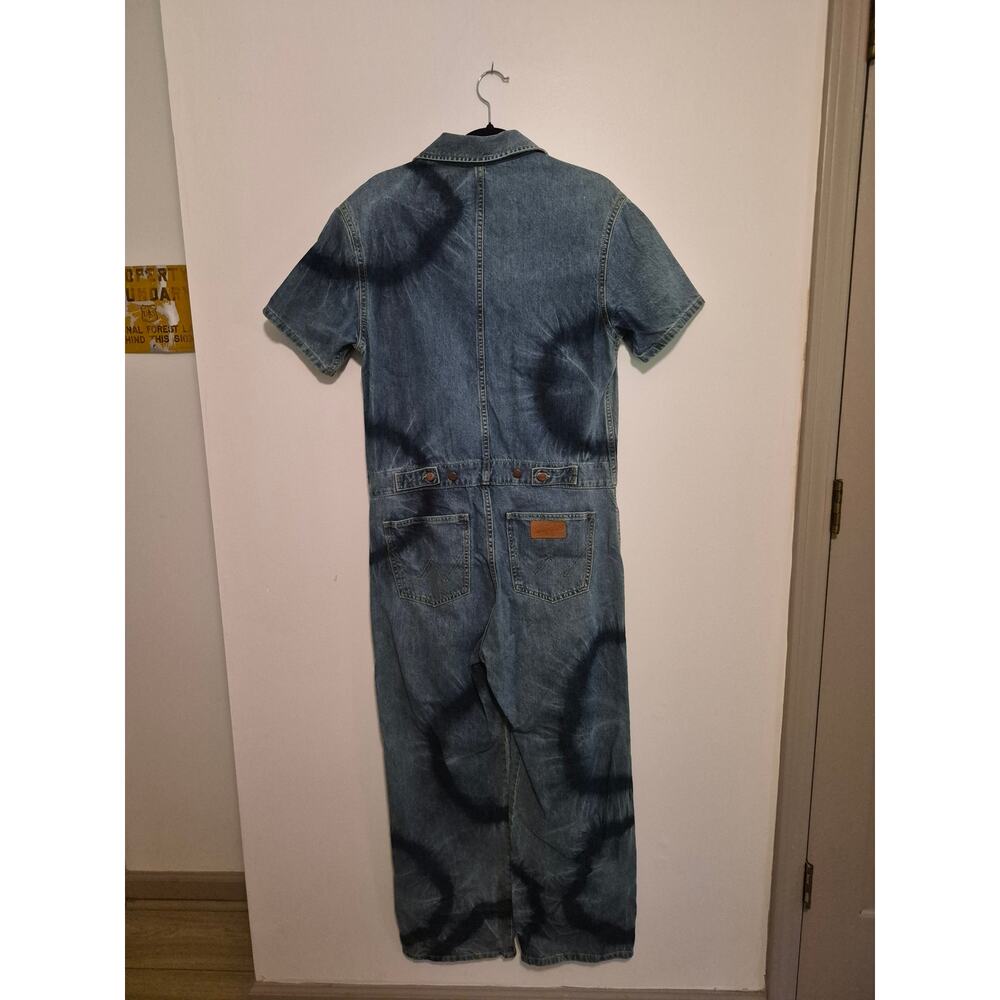 Tie-Dye Denim Wrangler Coveralls - Picture 2 of 4
